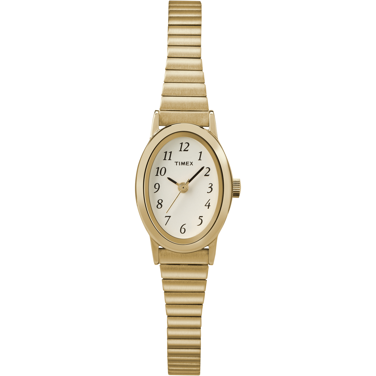 Timex Women's Cavatina Gold-Tone 18mm Classic Watch, Expansion Band