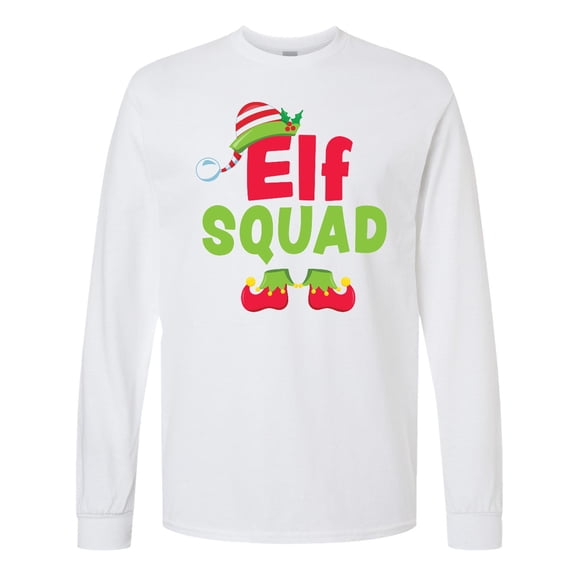 Inktastic Christmas Elf Squad Long Sleeve T-Shirt