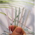 thumbnail image 2 of Nail Cuticle Pusher Crystal Double Ended Reusable Nail Cuticle Removal Pedicure Stick Fork Nail Cleansing Care Tool to Remove Eyelashes Nail Tools for Manicure (Color : Green 20PCS), 2 of 5
