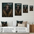 thumbnail image 4 of Designart Anthropomorphic Of Octopus Portrait III Canvas Wall Art, 4 of 5