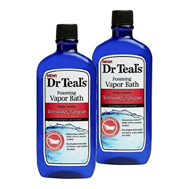 Dr. Teals Foaming Vapor Bath For Stress & Fatigue (Tension & Fatigue, 2