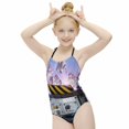 thumbnail image 5 of Ghostbusters Stay Puft Children's One-piece Swimwear Halterneck Swimsuit Summer Beach Girl's Bathing Suits Breathable Beachwear, 5 of 7