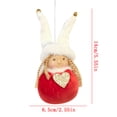 thumbnail image 3 of LSLJS Christmas Decorations Christmas Plush Doll Pendant For Children Cute Doll Girl Gift Christmas Tree Pendant Christmas Ornaments Christmas Gifts Clearance, 3 of 4
