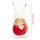 thumbnail image 3 of Colgante de muñeco de peluche navideño para niños, bonito regalo de muñeca para niña, colgante de árbol de Navidad, decoraciones navideñas para interiores, 3 of 4