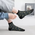 thumbnail image 2 of Naloa Gold Snowflake Christmas Tree Ankle Socks for Women Non Slip Socks No Show Socks Classic Low Cut Casual Socks Casual Socks, 2 of 7
