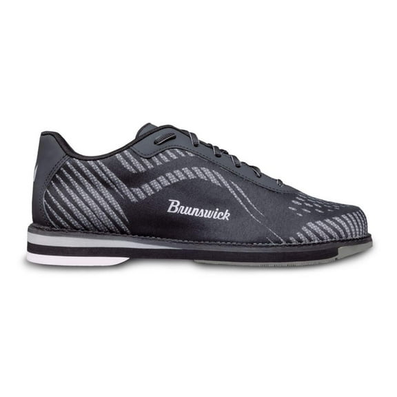 Brunswick Mens Command Right Hand Bowling Shoes - Black/Grey 10
