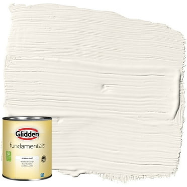 Glidden Fundamentals Interior Paint Cow's Milk / Off White, Semi-Gloss, 1 Quart