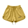 thumbnail image 3 of cocolona Womens Summer Casual Loose Athletic Shorts Solid Color Elastic Waist Drawstring Gym Running Shorts with Pocket, 3 of 5