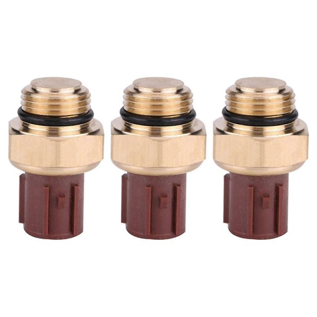 3x Radiator Coolant Fan Water Temperature Sensor Switch Replacement Car Accessories For 37760-p00-0