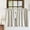 Natural-27"W x 36"L (Pack of 2), variant on Faux Linen Kitchen Curtains 36 Inch Length Cafe Curtain Tiers For Living Room Basement Bathroom Windows Country Rustic Small Short  Set Of 2 Grey