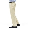 thumbnail image 2 of Haggar Men's Work To Weekend® Khaki Flat Front Pant Straight Fit HC10351, 2 of 6