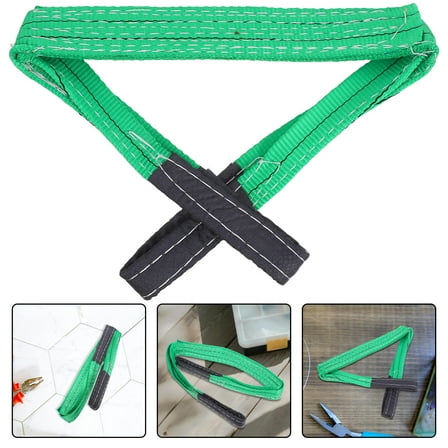 unbranded Heavy Duty Lifting Straps Web Sling Polyester Recovery Strap 1Pcs For Construction Equipment