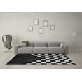 thumbnail image 3 of Ahgly Company Indoor Square Abstract Gray Modern Area Rugs, 8' Square, 3 of 4