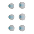 thumbnail image 3 of tamaños 6 piezas tapones para los oídos de repuesto almohadillas de silicona suave auriculares reductores de ruido para auriculares azul gris, 3 of 14