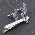 thumbnail image 2 of WHAMVOX 1 Set Tie Clips Pins for Men in Alloy Practical Use for Parties and Weddings, 2 of 8