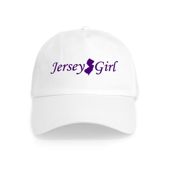 CafePress - Jersey Girl Cap - Adjustable 100% Brushed Unisex Casual Cotton Baseball Cap, Beige, 1