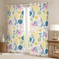 thumbnail image 2 of Castle Fairy Colorful Flowers Curtains Pack Of 2 (42X84 Each) for Women Girls Teens,Spring Graden Curtains Blackout,Botanical Plants Bedroom Curtains,Breathable Home Decor, 2 of 6