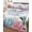Pink, variant on Full Size Quilt Bedding Set, Summer Sea Coral Reversible Summer Quilt 3 Pieces, Nautical Coastal Seaweed Starfish Watercolor Lightweight Bedspreads Coverlets with 2 Pillow Shams for All Seasons