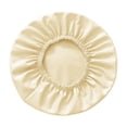 thumbnail image 4 of Round Stool Chair Cover PU Leather for Coffee Shop Waterproof Chair Protector Seat Cover Beige, 4 of 9