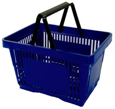 12 NEW Plastic Grocery Convenience Store Shopping Baskets Retail Tote Basket 