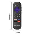 thumbnail image 6 of OEM Replacement Remote Control Compatible with all TCL Roku Smart TVs with Voice Control【Only Works with TCL Roku TV, Not for Roku Stick and Roku Box】 (Netflix / Disney Plus / Global TV / Google Play, 6 of 8