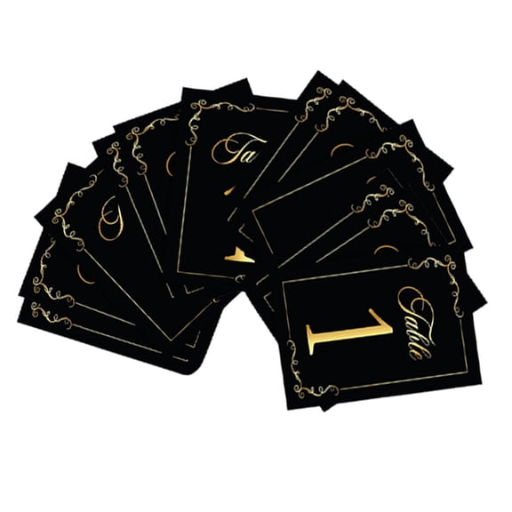 HOMEMAXS  30 Pcs Standing Table Number Wedding Numbers Card Centerpieces for Tables Banquet