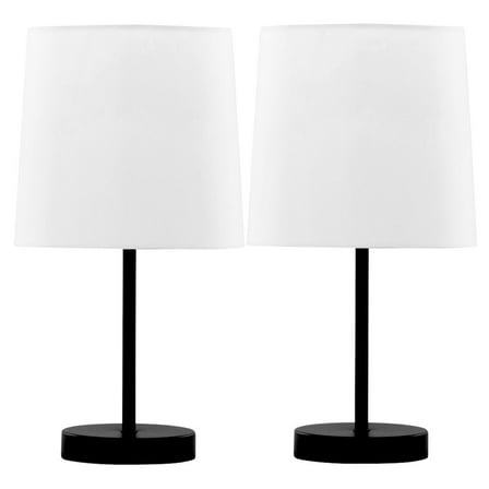 LumiSource Cooper 16" Metal Accent Lamp - Set of 2