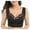 Black, variant on Seamless Underwear For Women Ice Silk Wireless Plus Size Comfortable Sleep Yoga Sports Bra