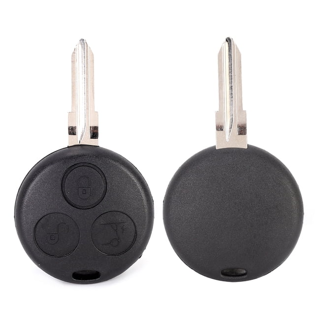 Key Fob Battery Replacement, Replacement Car Key, Key Shell, 3 Buttons for Key Car