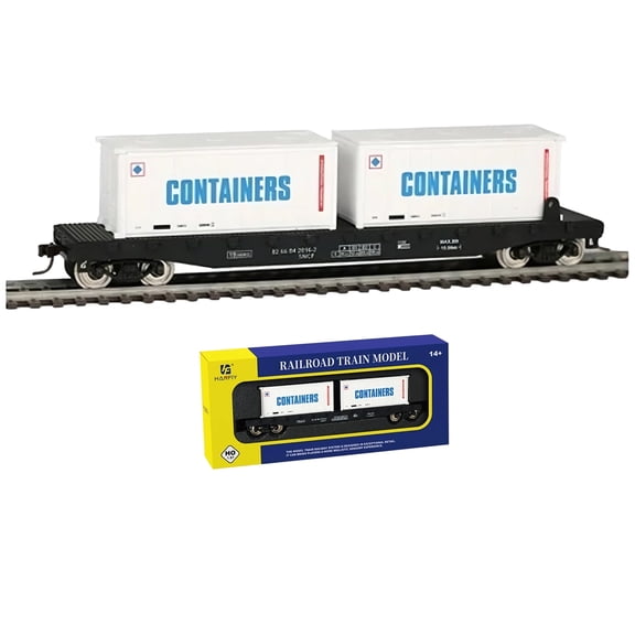 Zylopa HO Series Locomotive 1:87 Scale Model, Model Number: HO-98240, is a 51-foot container transport vehicle.
