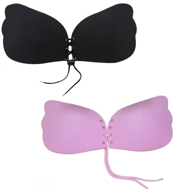 Silicone Push Up Bra Women Backless Strapless silicone strapless  Self-Adhesive Bra 4 Colors 4 Cup Size Girls Underwear 