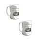 thumbnail image 1 of Duo de Taza de cerámica 443 ml diseño divertido Jesus es mi roca y mi fortaleza salmos 31:3 regalo original, 1 of 7