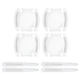 thumbnail image 1 of Calcomanías Reflectantes de Protección para Cubierta de Manija de Puerta de Coche Universal Unique Bargains, Antirayones, Resina Epóxica, Transparente Tonalidad Plateada Blanca, 1 Juego, 1 of 1
