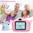 thumbnail image 6 of WOORNIGOJIN Kids Camera 1080p HD Digital Camera for Boys and Girls Aged 3-12 Years, 32GB SD card, Children's Day Gifts, Birthday Gifts (Pink), 6 of 11