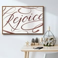thumbnail image 5 of Rejoice - Framed Gallery Wrapped Holiday Canvas - 25 x 37 - Rosewood Frame, 5 of 8