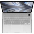 thumbnail image 5 of IBENZER Compatible with 2025 2024 2023 2022 MacBook Air 13 inch case M4 A3240 M3 A3113 M2 A2681, Hard Shell Case & Keyboard Cover & Screen Film & Type-C Adapter for Mac Air 13.6, Black Marble, 5 of 8