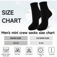 thumbnail image 4 of 5/10/20Pairs Black Socks  Summer Casual Couple's Stockings Tennis Socks Sweat Absorbing Breathable For Home Use Tubesocks Comfy Thin Socks , Not Hot At All & Stretchy !, 4 of 5