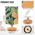 thumbnail image 3 of Tropical Flowers and Leaves Table Lamp with USB Port LED Warm Light Lamp Night Light Home Decor, 3 of 7