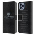 thumbnail image 1 of Head Case Designs Officially Licensed Batman DC Comics Duality Wayne Industries Logo Leather Book Wallet Case Cover Compatible with Apple iPhone 14, 1 of 6