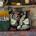 thumbnail image 2 of ARDEN Essentials Outdoor Pillow 16 x 16, Simone Black Tropical, 2 of 8