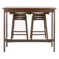 thumbnail image 3 of SAFAVIEH Colbie 3 Piece Easy Storage Solid Pub Set, Espresso, 3 of 14