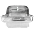 thumbnail image 3 of Dwellnix Wall Mounted Sink Collapsible RV Camper Boat Kitchen Stainless Steel Sink, 3 of 8