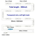 thumbnail image 4 of Led Mirror Light Dimmable Mirror Lighting Diy Make Up Light LED Mirror Light Dimmable Mirror Lighting With 45 Leds DIY Make Up Light For Dressing Table USB Makeup Mirror Light, 4 of 8