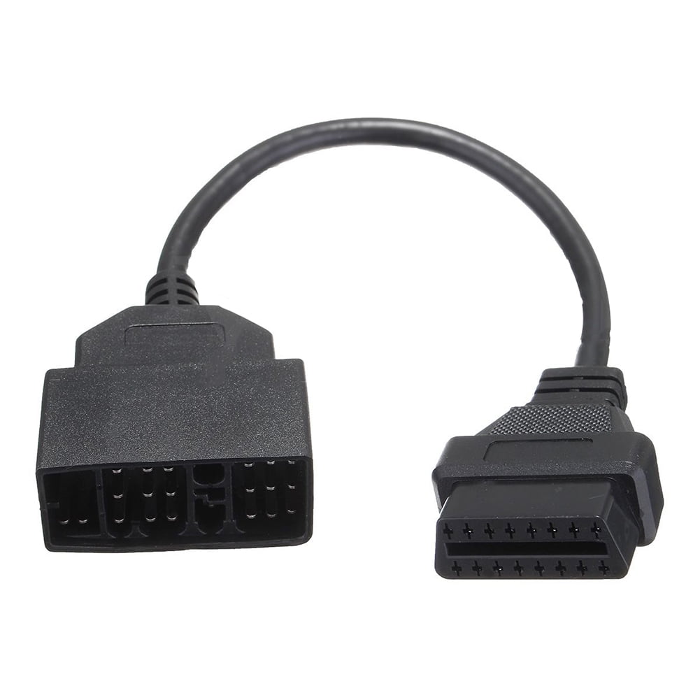 duixinghas 22P-16P OBD1 to OBD2 Automotive Diagnostic Tool with Vehicle Fault Diagnosis, Black