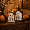 thumbnail image 3 of Halloween Coffee Bar Ghost Figurine Funny Ghost Table Decor Resin Halloween Statue with Cup Spooky Figurine Home Decor for Home Coffee Station Centerpieces Tiered Tray Party Supplies, 3 of 7