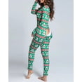 thumbnail image 2 of Mono de Navidad para mujer, ropa de dormir Sexy con solapa abierta en el trasero para adultos, mono, pijama Sexy de Navidad, camisón largo 2023, 2 of 4