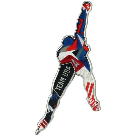 Team USA Ice Skating Shatter Pin