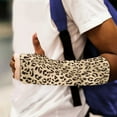 thumbnail image 4 of COEQINE Leopard Print Arm Cast Covers Broken Arm Shower Sleeve Medium Decorative Arm Plaster Cover Breathable Washable Cast and Bandage Protector After Surgery Gifts, 4 of 7