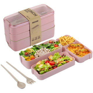 War-Prep Gym Meal Prep Lunch Box with Cutlery - Multi Tiered Lunch Box for  Men