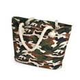thumbnail image 3 of Premium Camouflage Canvas Tote Shoulder Bag Handbag, 3 of 4